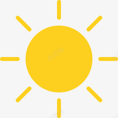 太阳天气161平坦图标图标