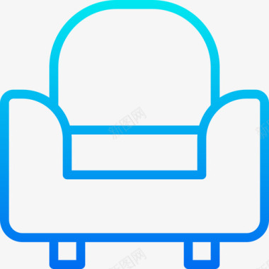 扶手椅家用电器9坡度图标图标