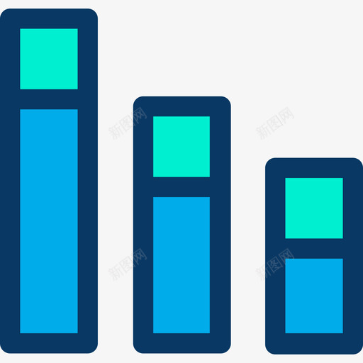 条形图大数据4线颜色图标svg_新图网 https://ixintu.com 大数据4 条形图 线颜色