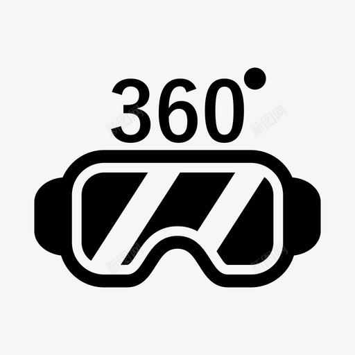 vr眼镜360ar图标svg_新图网 https://ixintu.com 360 ar vr眼镜 游戏