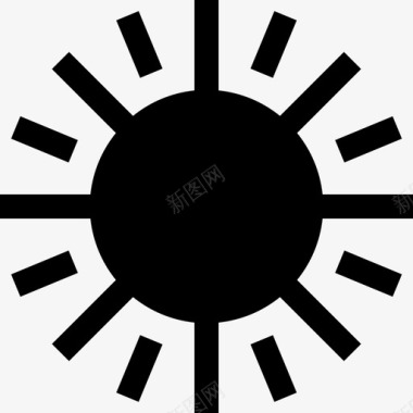 太阳夏天24充满图标图标
