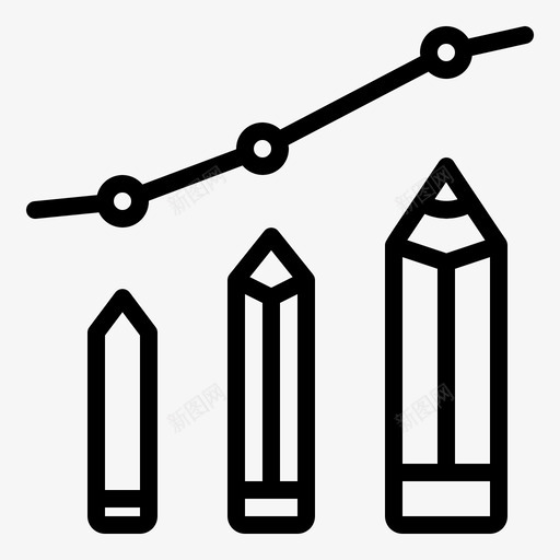 成长师曲线图形图标svg_新图网 https://ixintu.com 写作 图形 成长设计师 曲线 设计工作室 铅笔