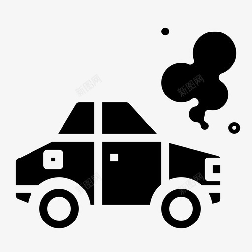事故汽车撞车图标svg_新图网 https://ixintu.com 事故 损坏 撞车 汽车 汽车修理 破坏 过热