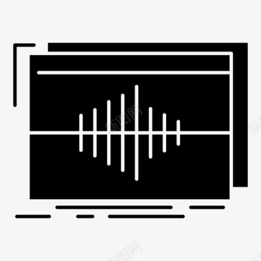 频率音频赫兹图标图标