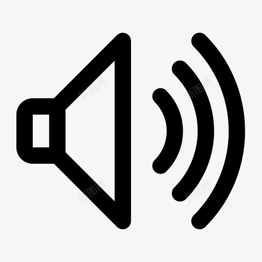 声音应用程序uiux图标svg_新图网 https://ixintu.com uiux web 声音 应用程序 用户界面