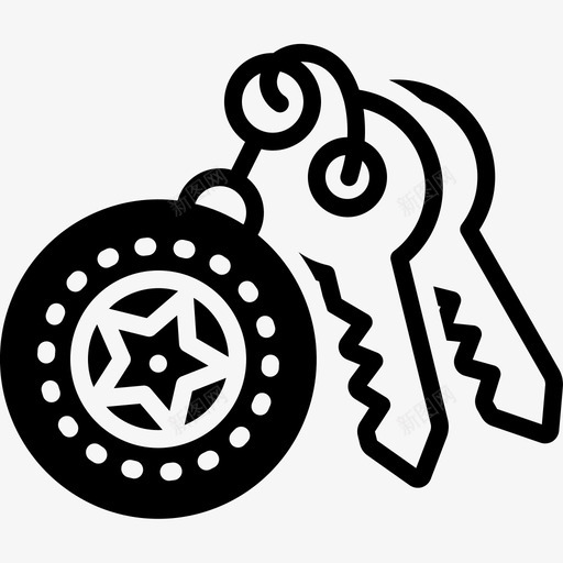 钥匙扣戒指安全图标svg_新图网 https://ixintu.com 安全 戒指 钥匙扣