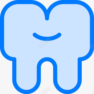 牙牙医22蓝色图标图标