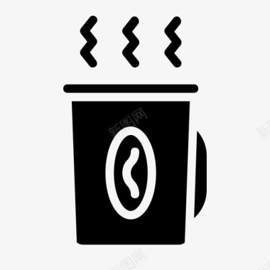 咖啡卡布奇诺浓缩咖啡图标图标