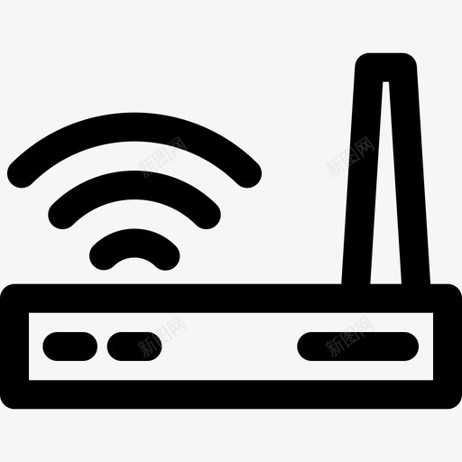 wifi路由器计算机互联网图标svg_新图网 https://ixintu.com wifi路由器 云计算 互联网 技术 无线 计算机