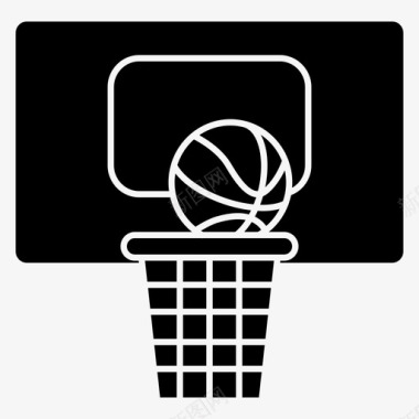 篮球圈运动标志图标图标