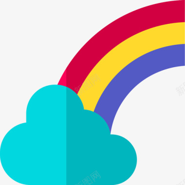 彩虹天气170充满图标图标