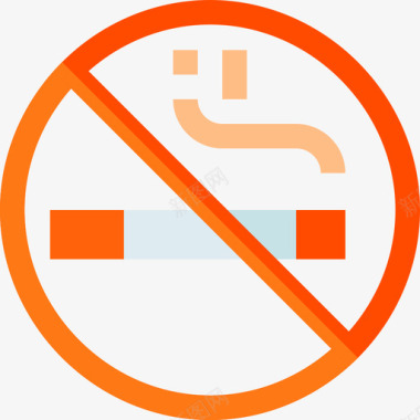 禁止吸烟城市公园4号公寓图标图标