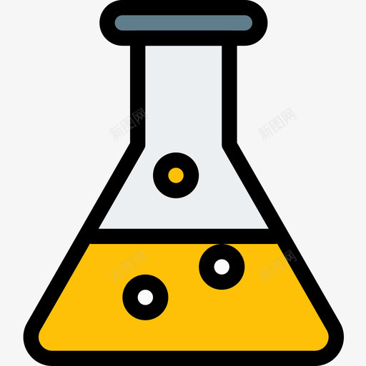 烧瓶返校67线性颜色图标svg_新图网 https://ixintu.com 烧瓶 线性颜色 返校67