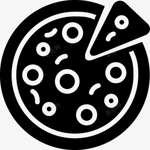 披萨美味食物图标svg_新图网 https://ixintu.com 切片 披萨 美味 食物