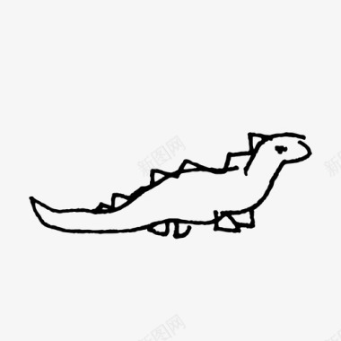 恐龙动物儿童图标图标