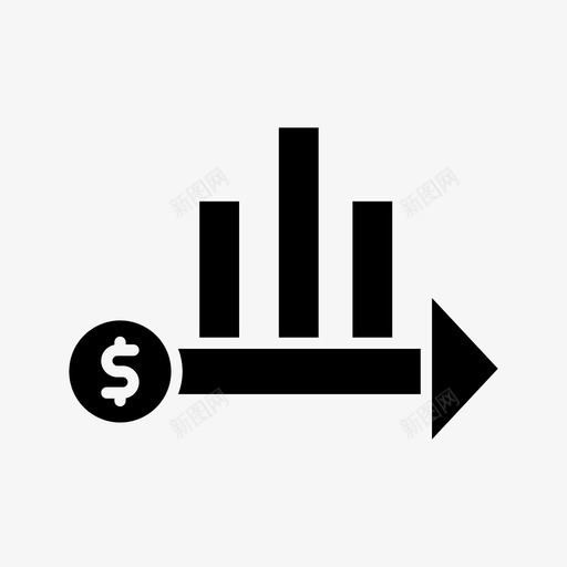 业务增长酒吧金融图标svg_新图网 https://ixintu.com 业务增长 货币 酒吧 金融