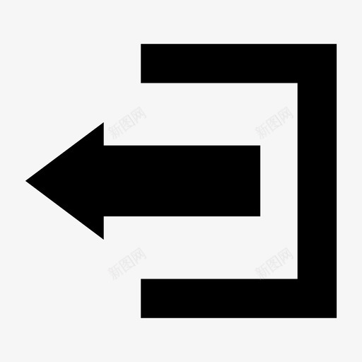 左转交通标志交通标志牌图标svg_新图网 https://ixintu.com 交通标志 交通标志牌 左转