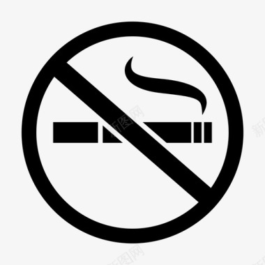 禁止吸烟糟糕停止图标图标