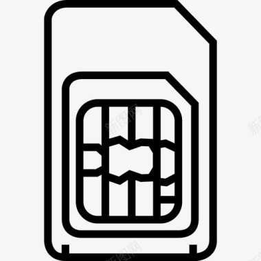 sim卡手机智能手机图标图标