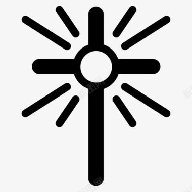 复活节十字架基督基督教图标图标