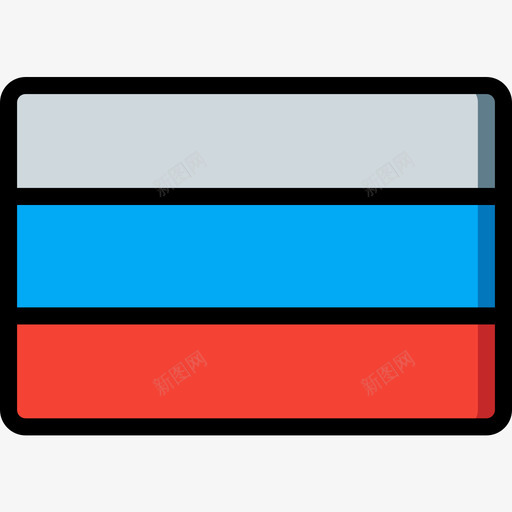 俄罗斯国旗10线颜色图标svg_新图网 https://ixintu.com 俄罗斯 国旗10 线颜色