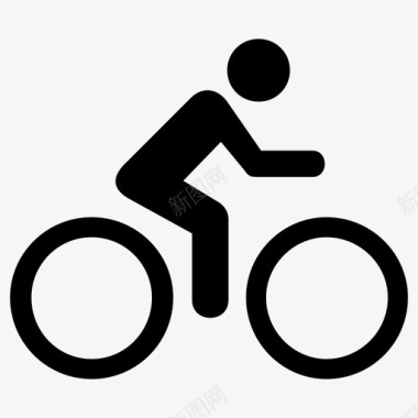 自行车赛自行车运动图标图标