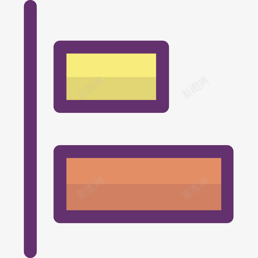 左对齐基本图标9线性颜色svg_新图网 https://ixintu.com 基本图标9 左对齐 线性颜色