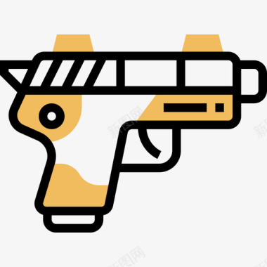 手枪警察13黄影图标图标