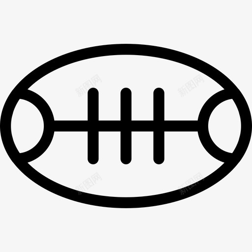 橄榄球新西兰直线型图标svg_新图网 https://ixintu.com 新西兰 橄榄球 直线型