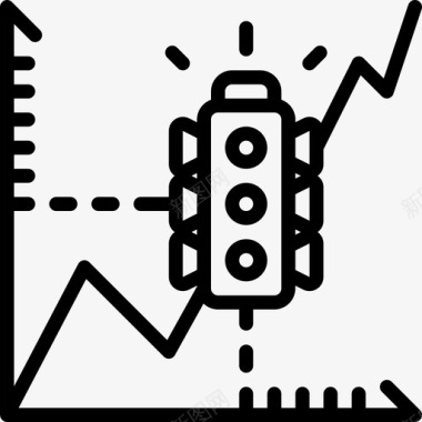 红绿灯搜索引擎优化和网页优化14线性图标图标