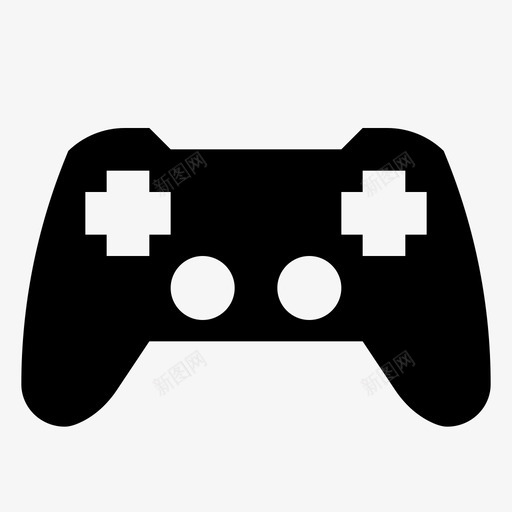 gamepad控制器玩家图标svg_新图网 https://ixintu.com gamepad playstation 控制器 玩家 视频 设备