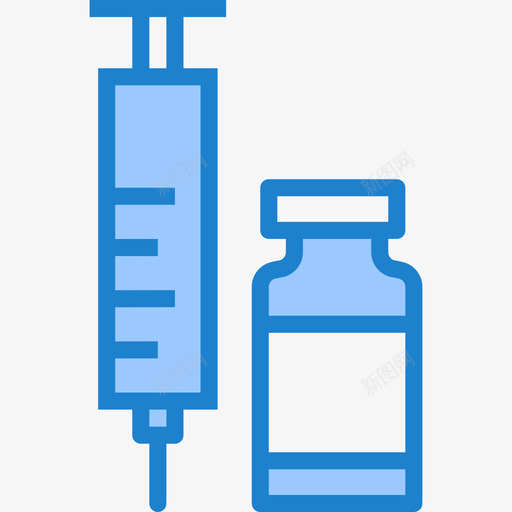 疫苗保健27蓝色图标svg_新图网 https://ixintu.com 保健27 疫苗 蓝色