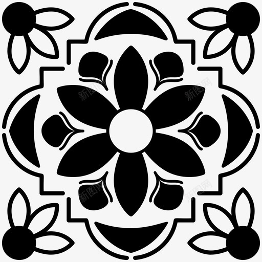 装饰边框经典框架图标svg_新图网 https://ixintu.com 不同风格的设计元素包装 刺绣设计 经典框架 装饰元素 装饰设计 边框设计