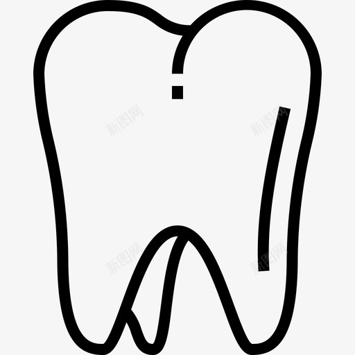 牙齿内脏医学图标svg_新图网 https://ixintu.com 内脏 医学 医学研究 外科 牙齿 磨牙