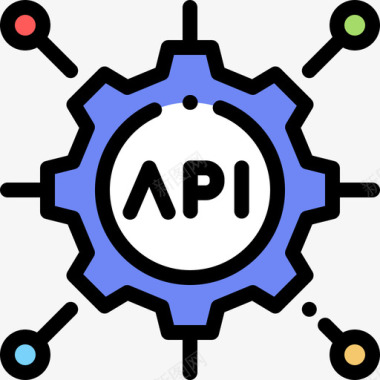 Apiweb开发19线性颜色图标图标