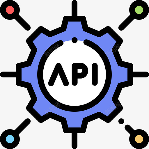 Apiweb开发19线性颜色图标svg_新图网 https://ixintu.com Api web开发19 线性颜色