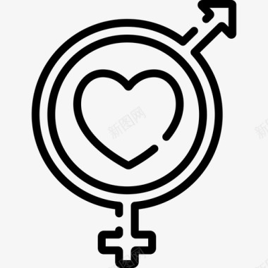 性别爱情52直系图标图标