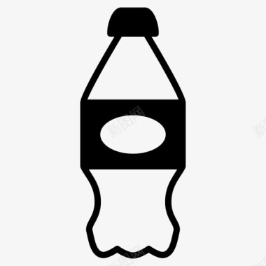 可乐饮料瓶子图标图标