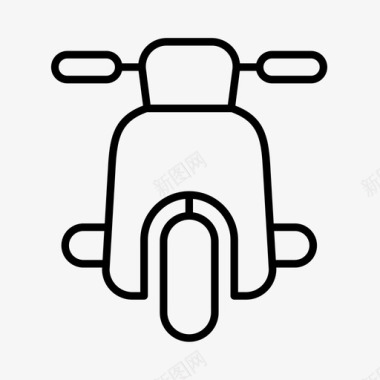 摩托车娱乐爱好图标图标
