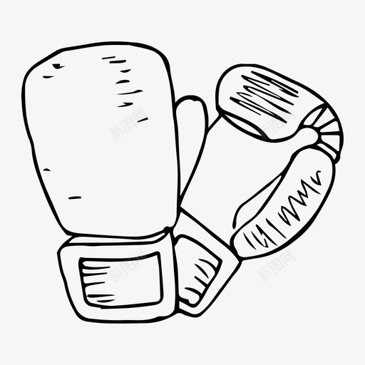 拳击手套体育运动图标svg_新图网 https://ixintu.com 体育 拳击手套 运动