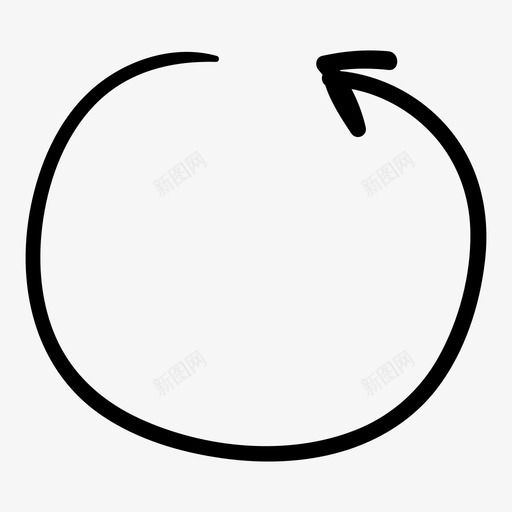 刷新箭头圆圈图标svg_新图网 https://ixintu.com 刷新 刷新箭头 圆圈 箭头 重新加载 重置