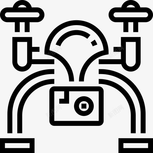 无人机照相机控制图标svg_新图网 https://ixintu.com 控制 摄影 无人机 照相机 玩具
