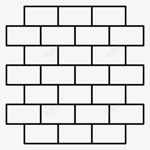 砖建筑瓷砖图标svg_新图网 https://ixintu.com 在建细线图标 墙 建筑 瓷砖 砖