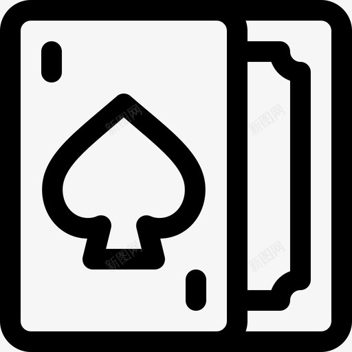 扑克牌公平28直系图标svg_新图网 https://ixintu.com 公平28 扑克牌 直系