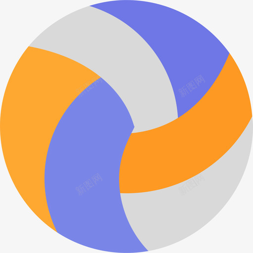 排球大学8年级平手图标svg_新图网 https://ixintu.com 大学8年级 平手 排球