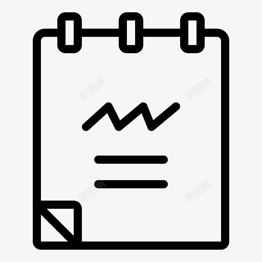 笔记本办公室文具图标svg_新图网 https://ixintu.com 书写 办公室 文具 笔记本