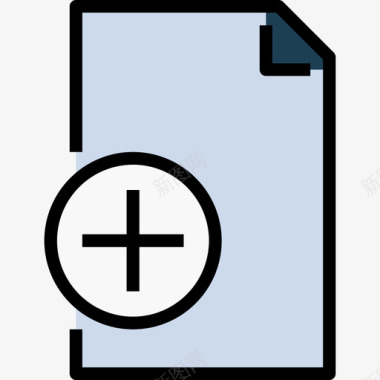 文件文件和文件10线颜色图标图标