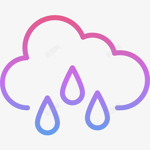 多雨162号天气坡度图标svg_新图网 https://ixintu.com 162号天气 坡度 多雨