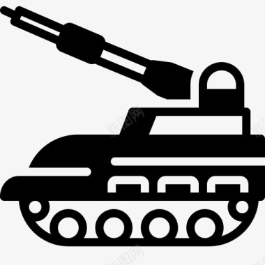 坦克军队运输图标图标