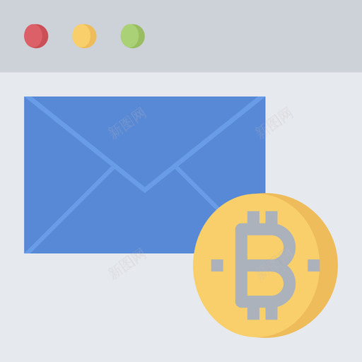 邮件区块链14扁平图标svg_新图网 https://ixintu.com 区块链14 扁平 邮件